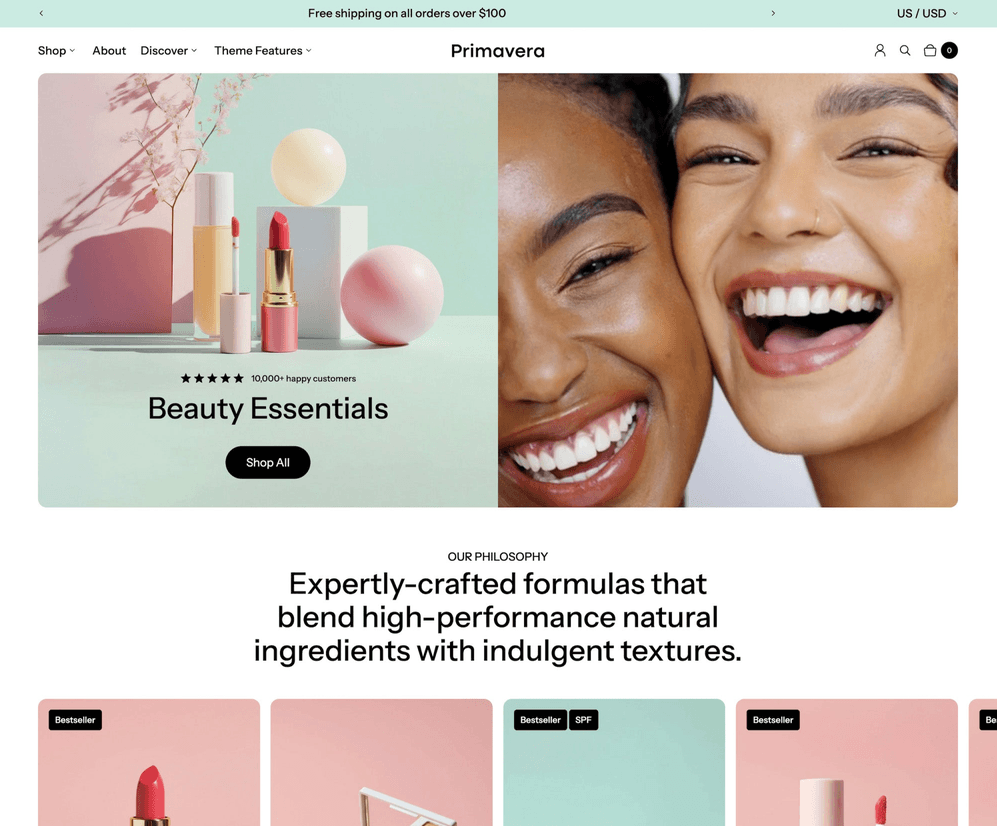 Gloss - Tema Shopify