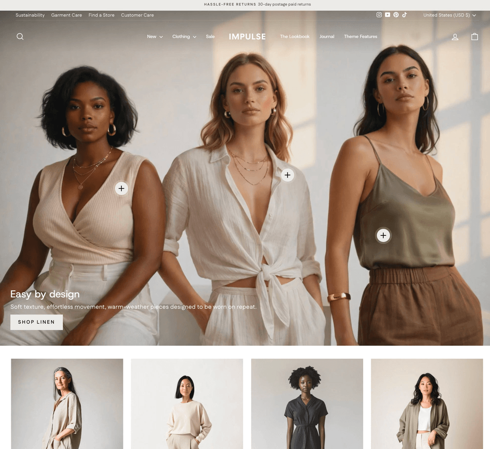 Impulse - Tema Shopify