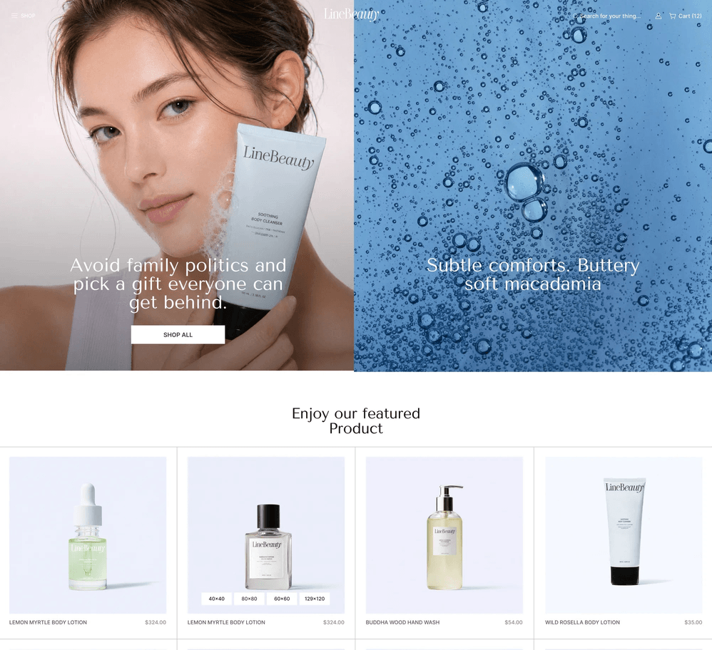 Line - Tema Shopify