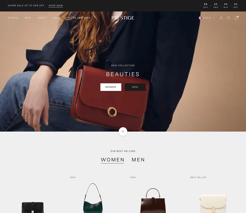 Prestige - Tema Shopify